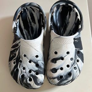 Little kids unisex classic marbled tie dye clog